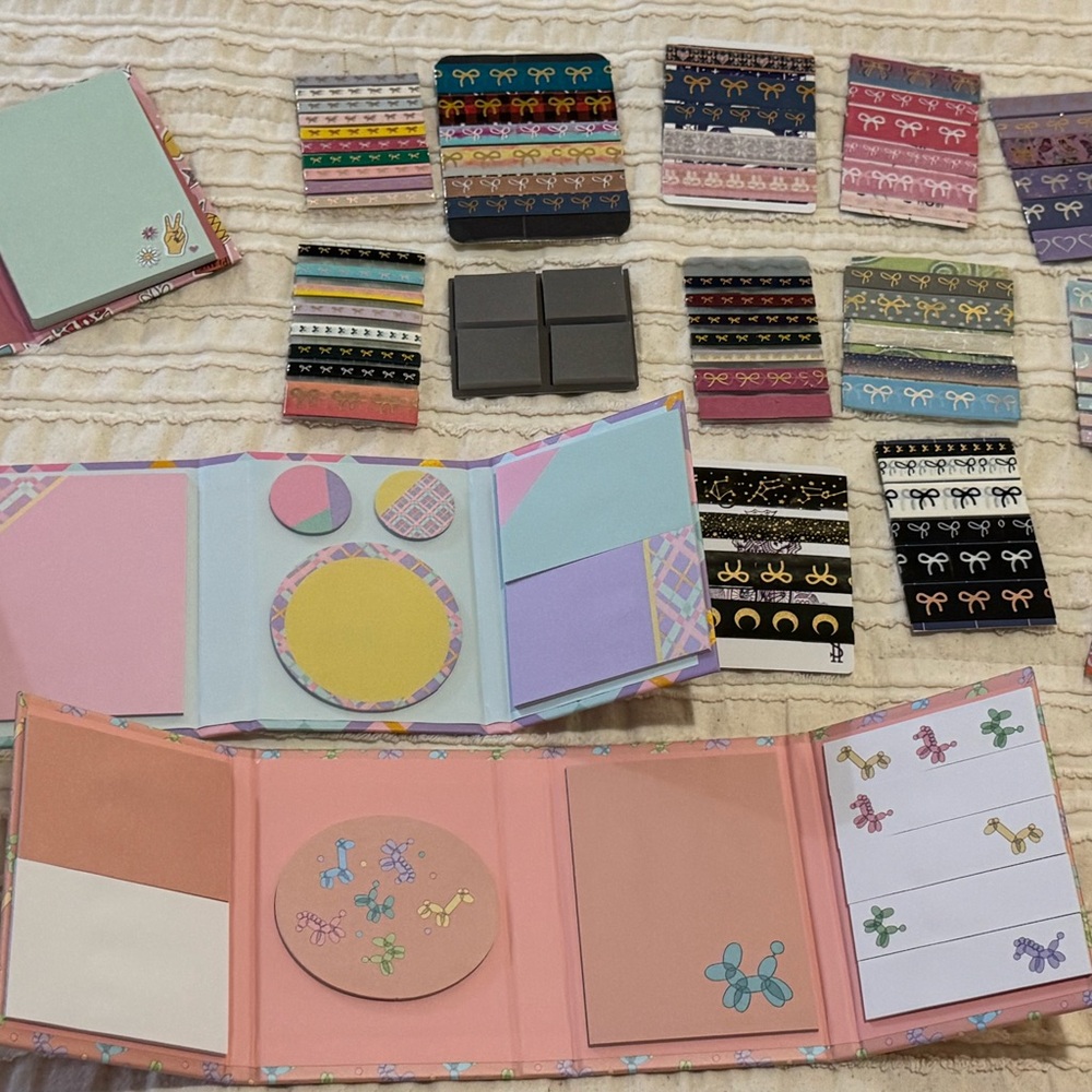 Sticky notes and washy tape sample set